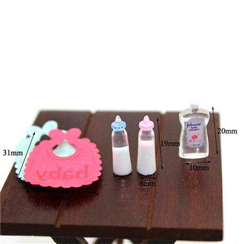 Baby Nursery Accessories - Set di bavaglini per shampoo, biberon