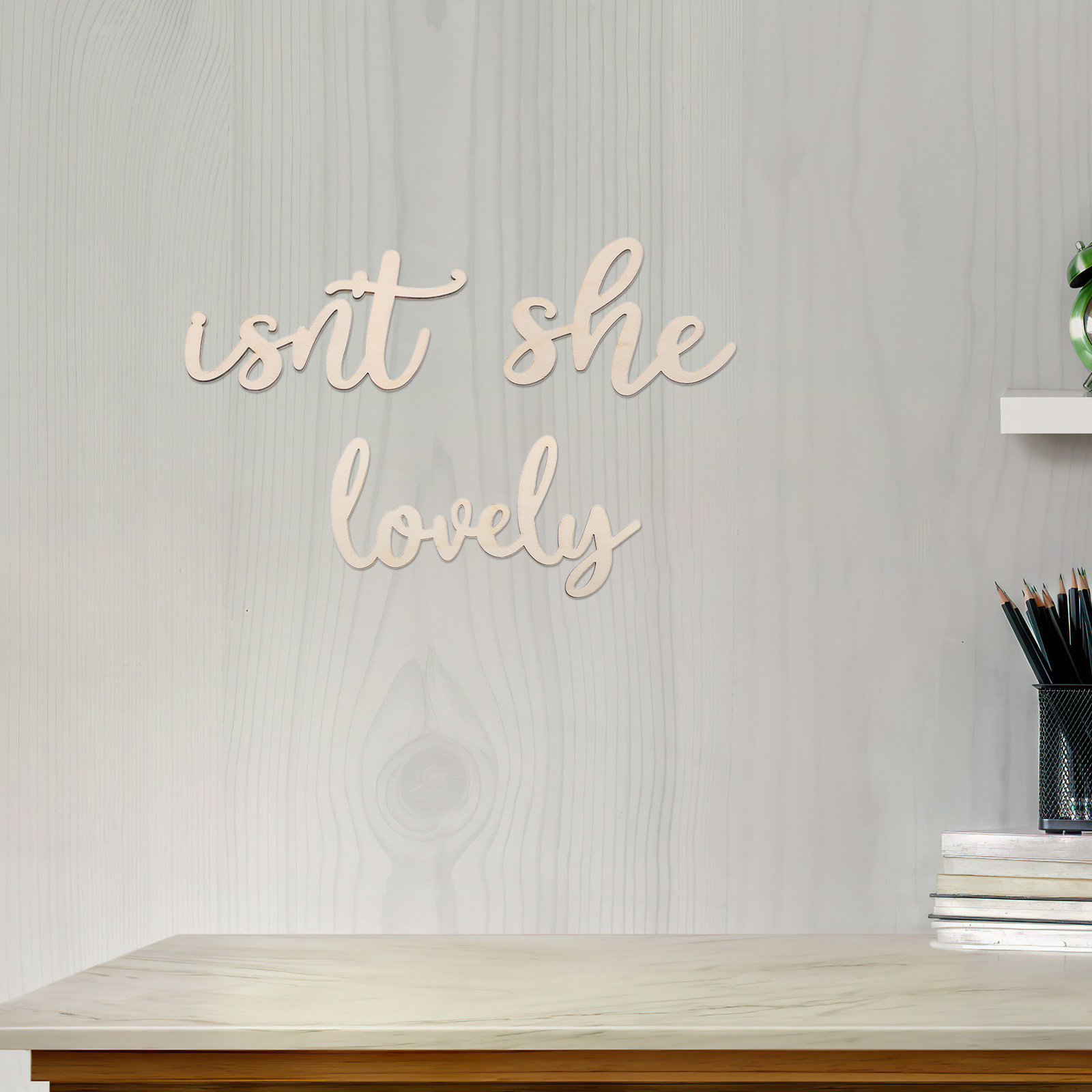 Baby Nursery Girl Room - Insegna in Legno, Adesivo Murale in