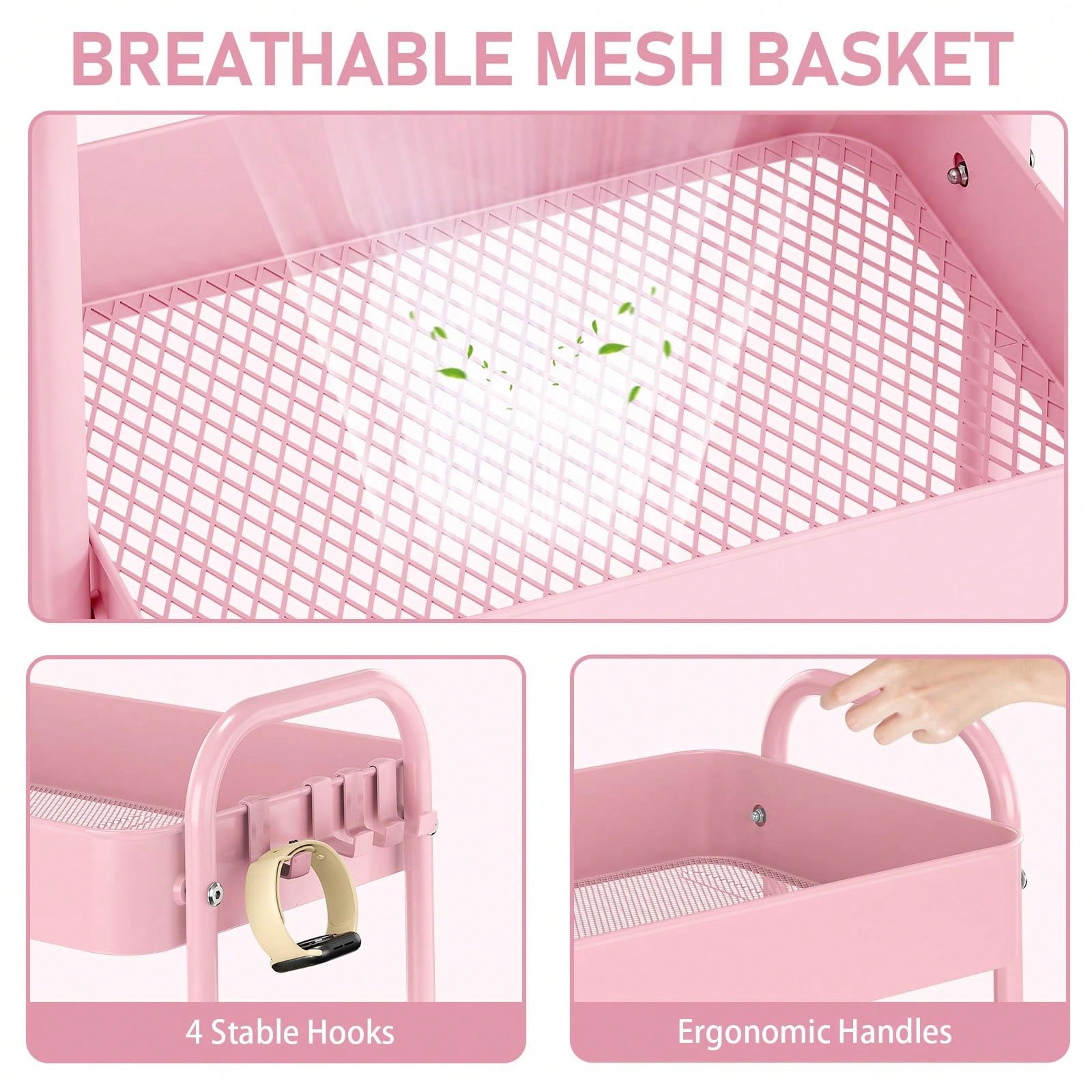 Carrello a 3 Ripiani in Metall - Baby Nursery Office recensione e prezzo