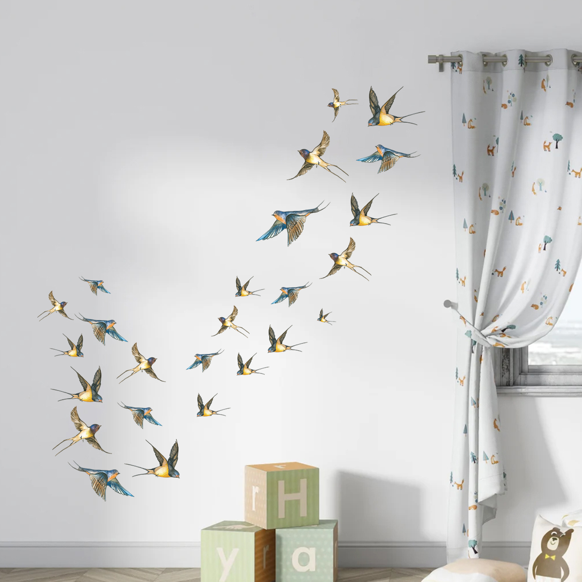 4 pezzi adesivi murali per ucc - Baby Nursery Accessories recensione e prezzo