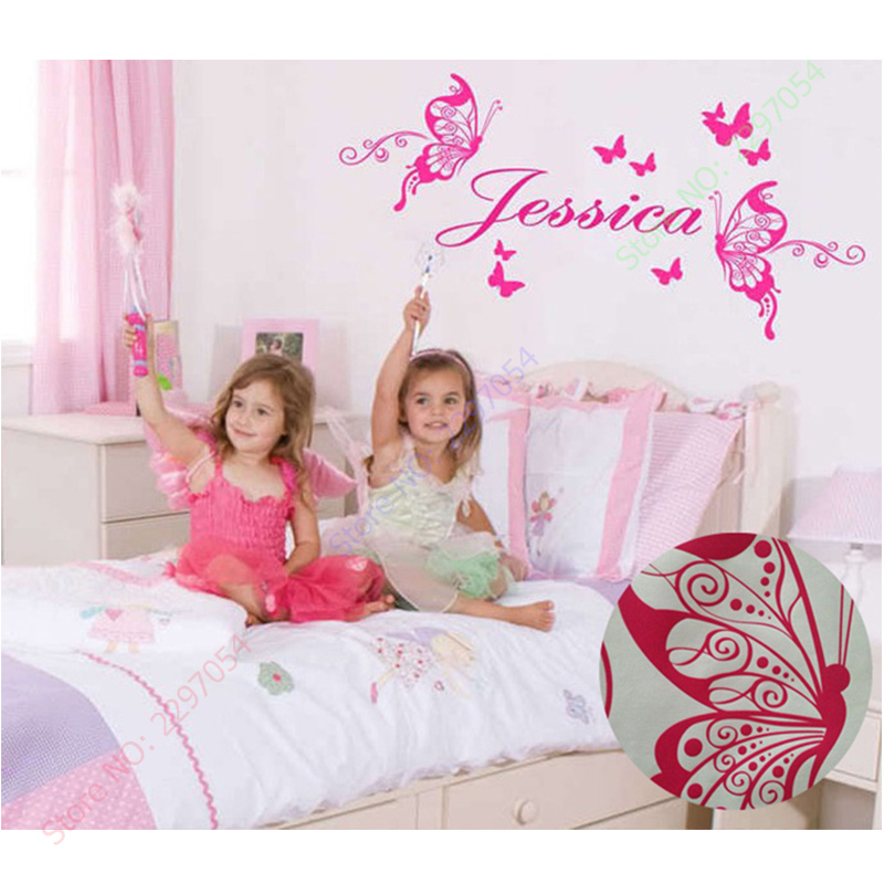 Nuove farfalle nome personaliz - Baby Nursery Girl Room recensione e prezzo