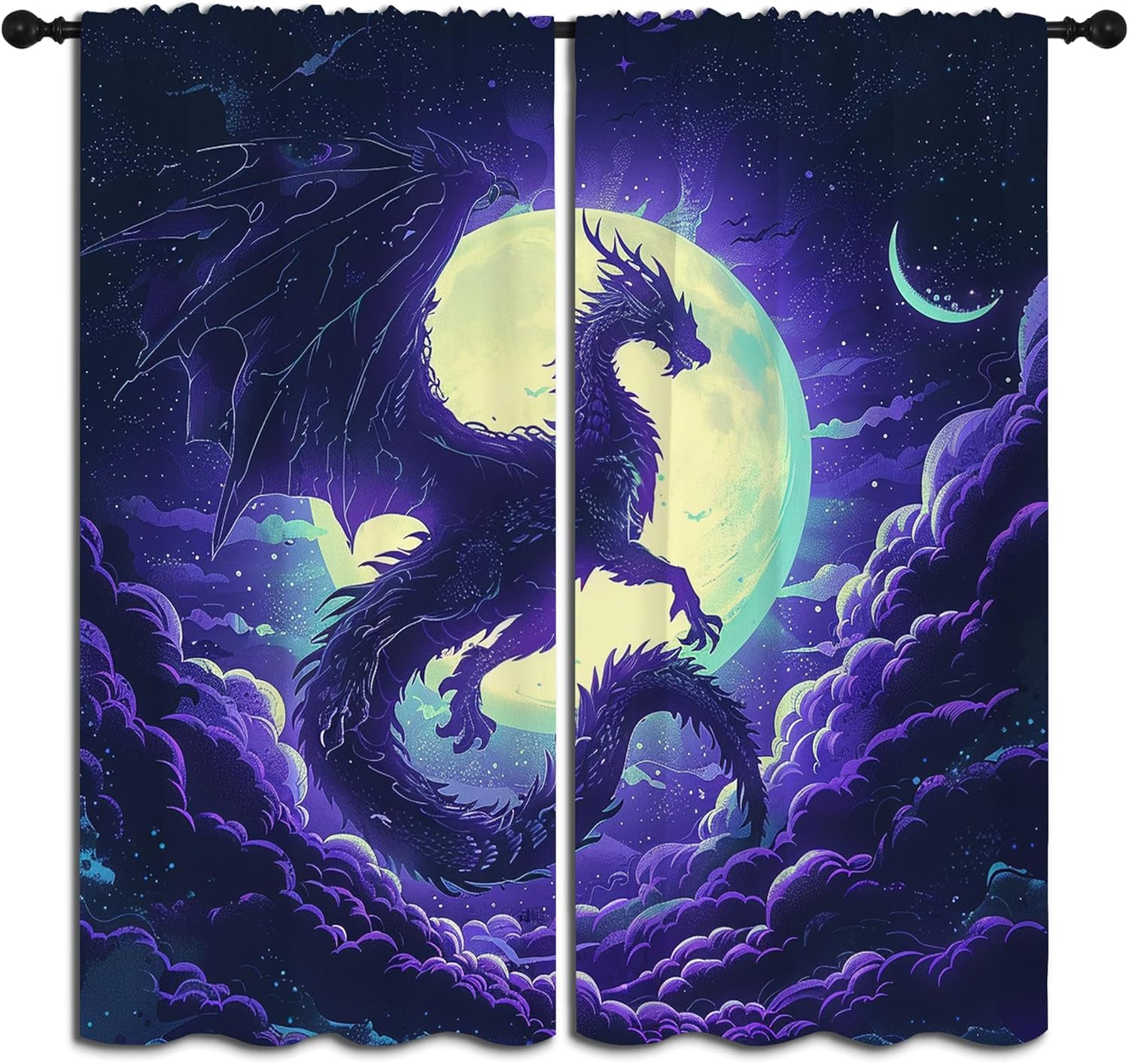 Tende oscuranti con drago viol - Blackout Curtain Nursery recensione e prezzo