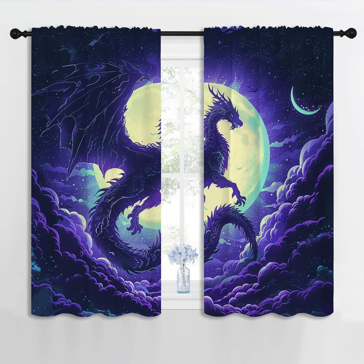 Tende oscuranti con drago viol - Blackout Curtain Nursery recensione e prezzo