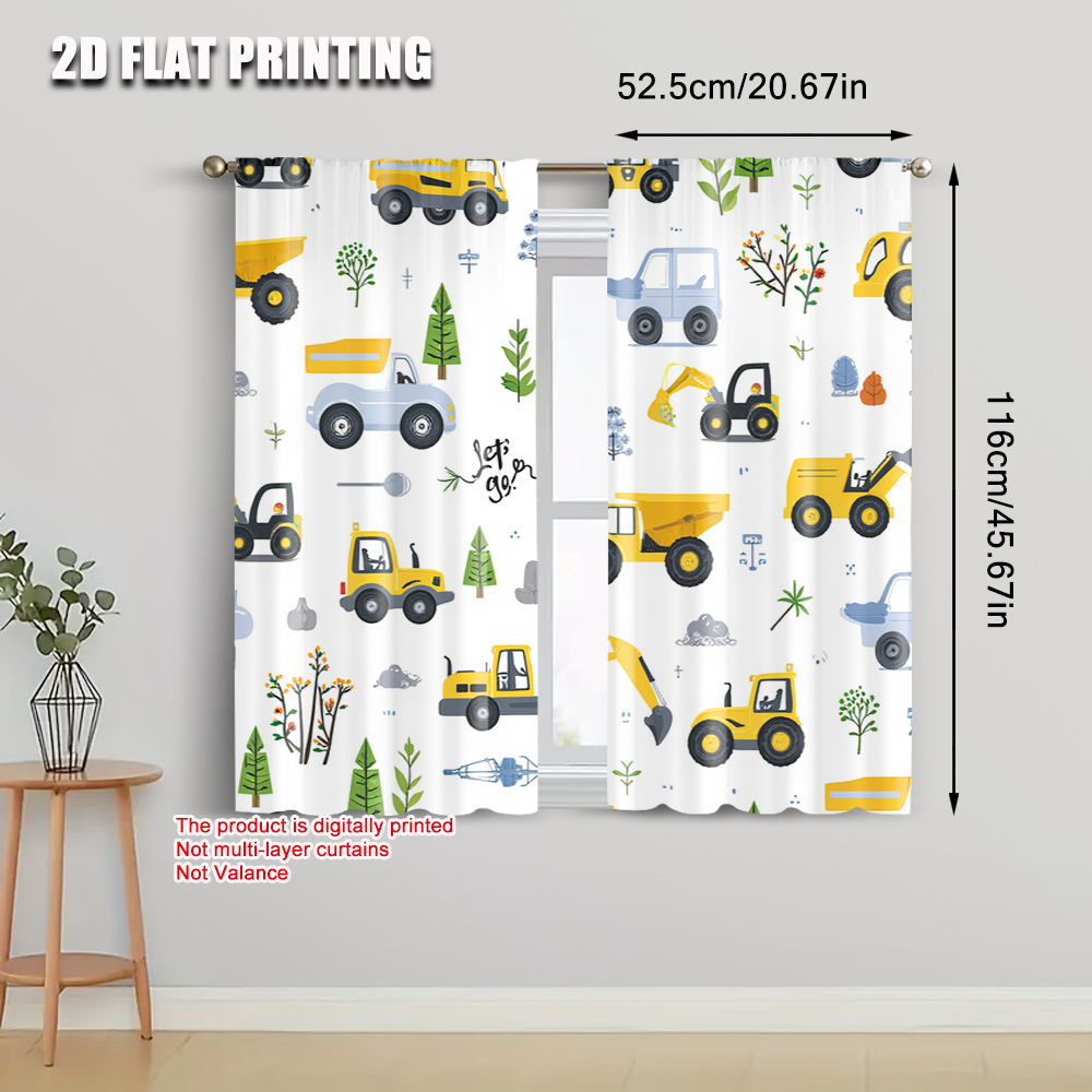 2 pezzi, stampa di aerei 2D Te - Blackout Curtain Nursery recensione e prezzo