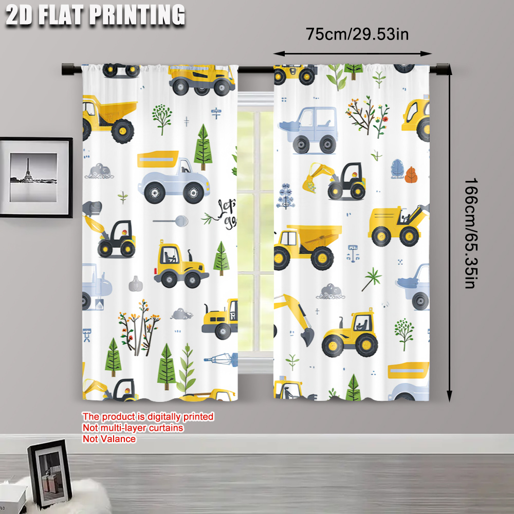 2 pezzi, stampa di aerei 2D Te - Blackout Curtain Nursery recensione e prezzo