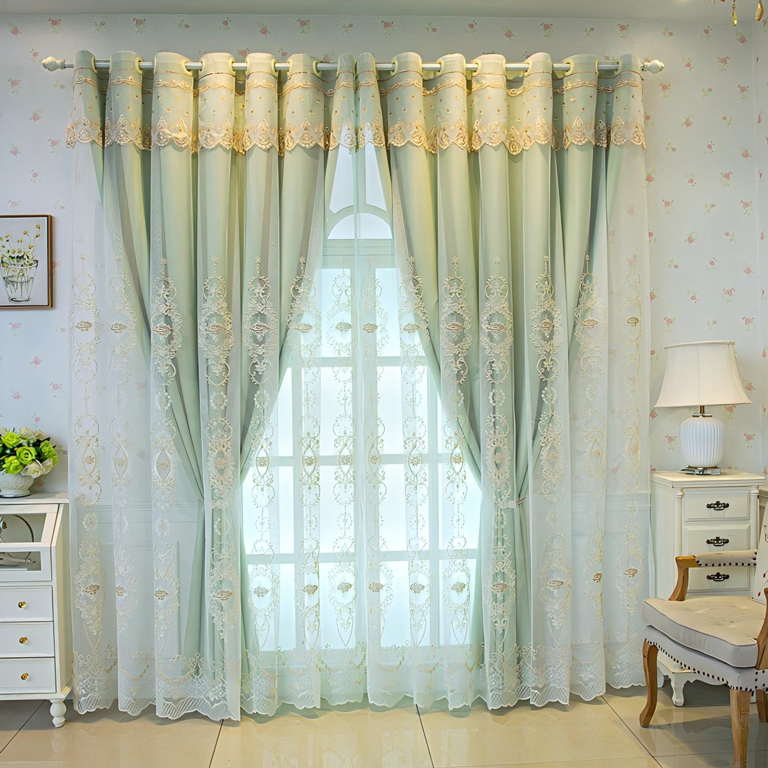 1 pz Tenda Vintage Verde in Pi - Blackout Curtain Nursery recensione e prezzo