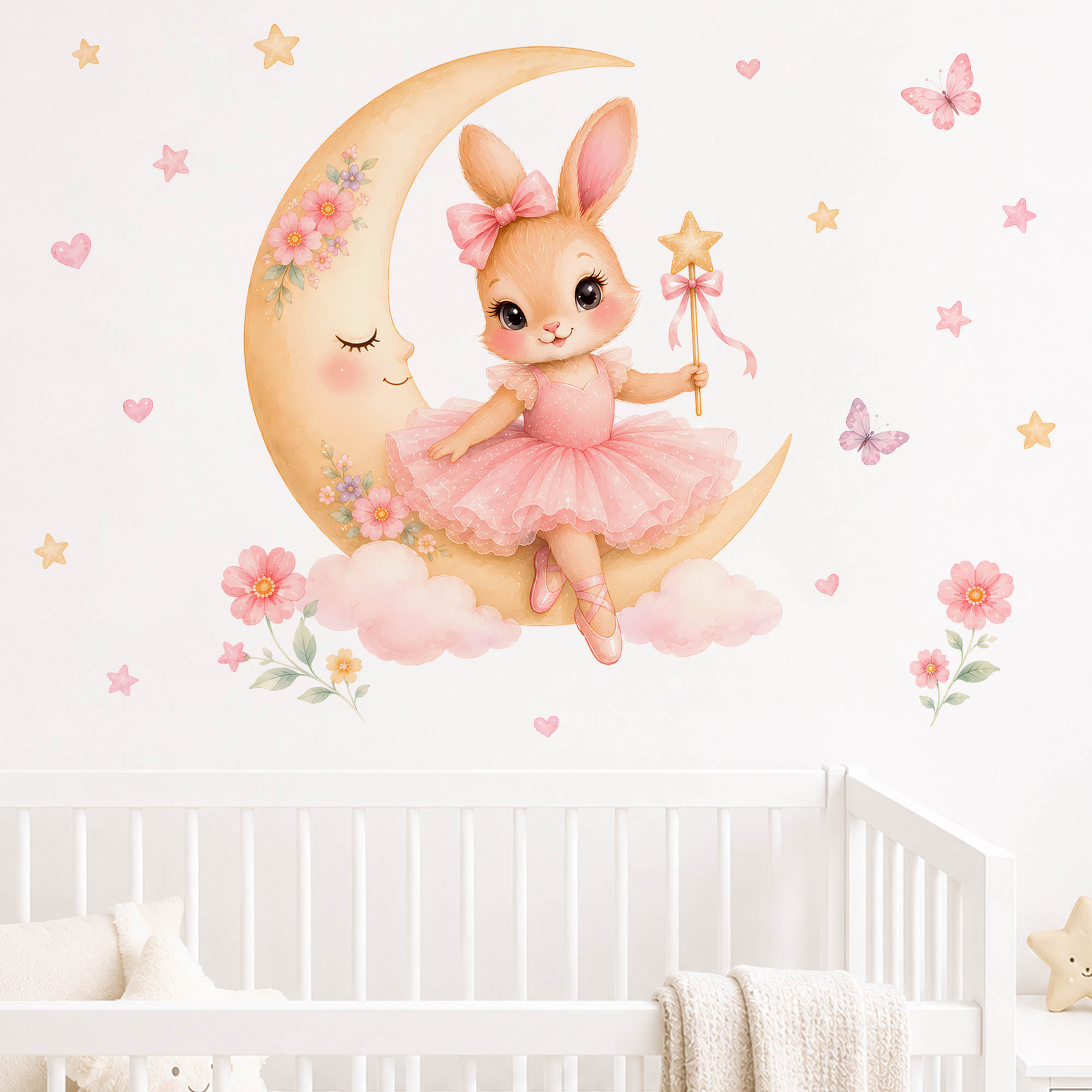 Adesivi Murali Acquerello Ball - Baby Nursery Girl Room recensione e prezzo