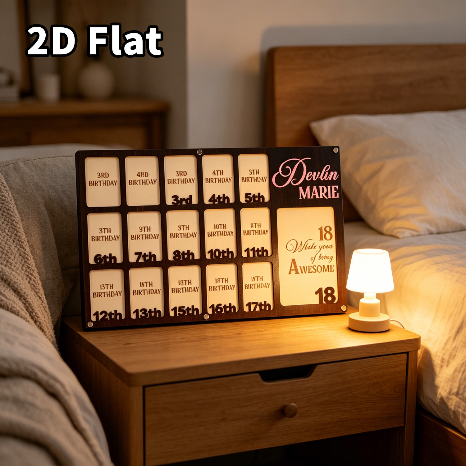 Cornice Portafoto in Legno Per - Baby Nursery Office recensione e prezzo