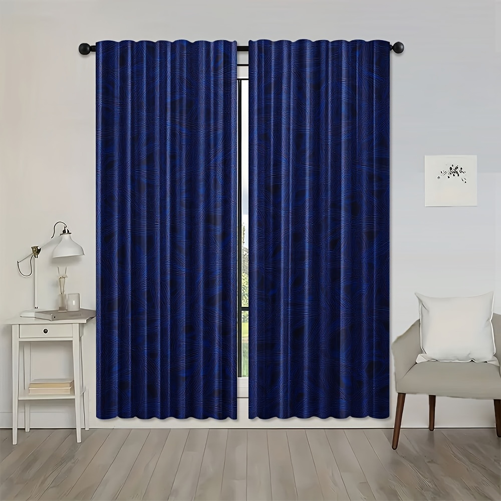 Tende Geometriche a Righe Blu, - Blackout Curtain Nursery recensione e prezzo