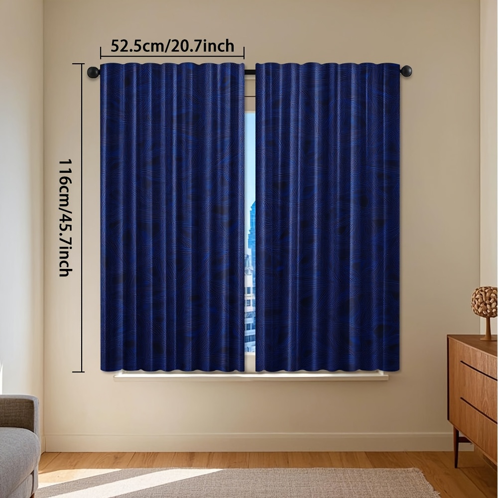 Tende Geometriche a Righe Blu, - Blackout Curtain Nursery recensione e prezzo