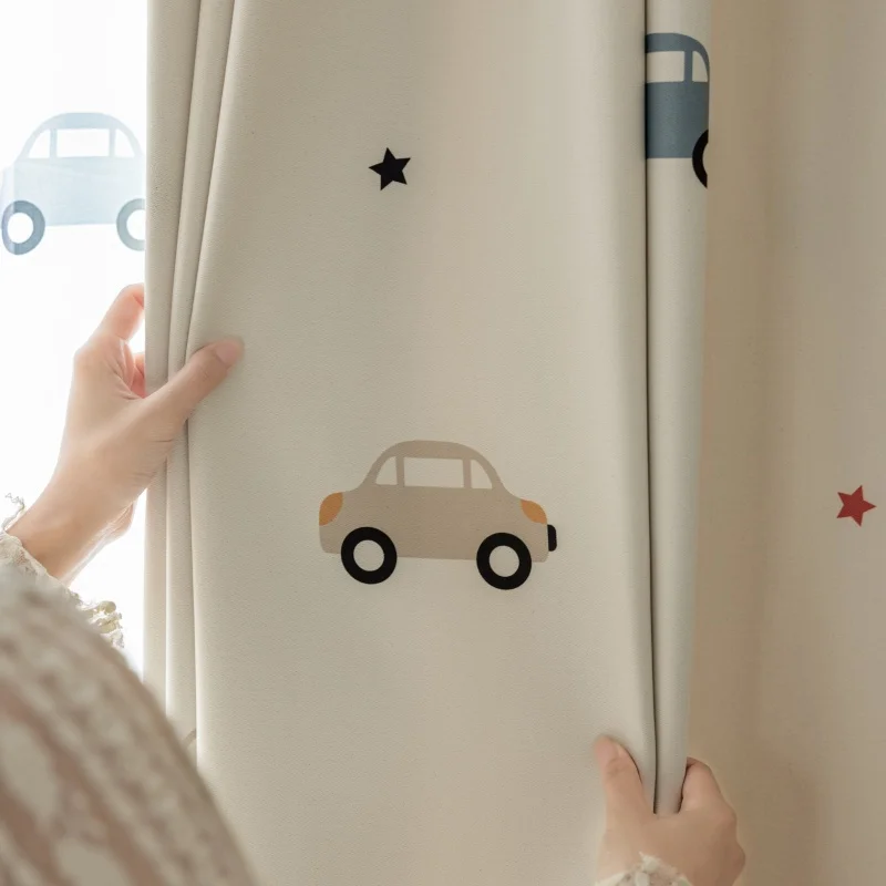 Cartoon Cute Print Car Pattern - Blackout Curtain Nursery recensione e prezzo