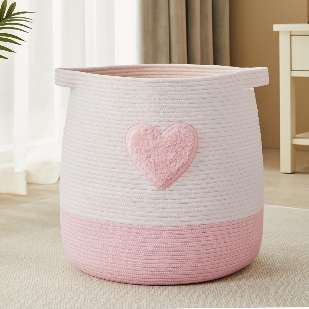 Cesto portabiancheria rosa per - Baby Nursery Girl Room recensione e prezzo