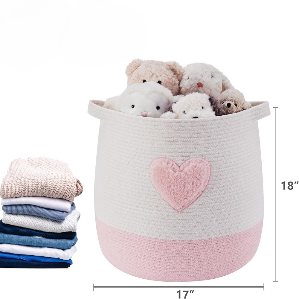Cesto portabiancheria rosa per - Baby Nursery Girl Room recensione e prezzo