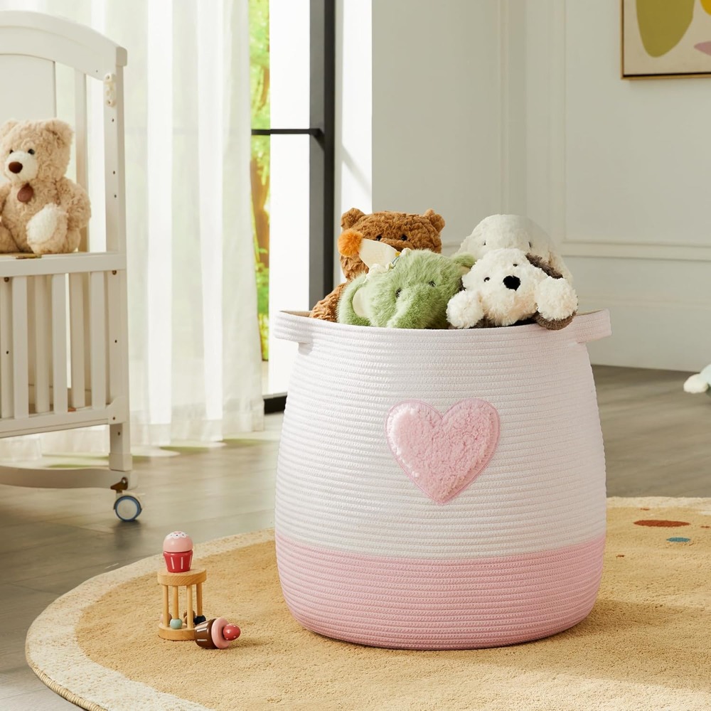 Cesto portabiancheria rosa per - Baby Nursery Girl Room recensione e prezzo