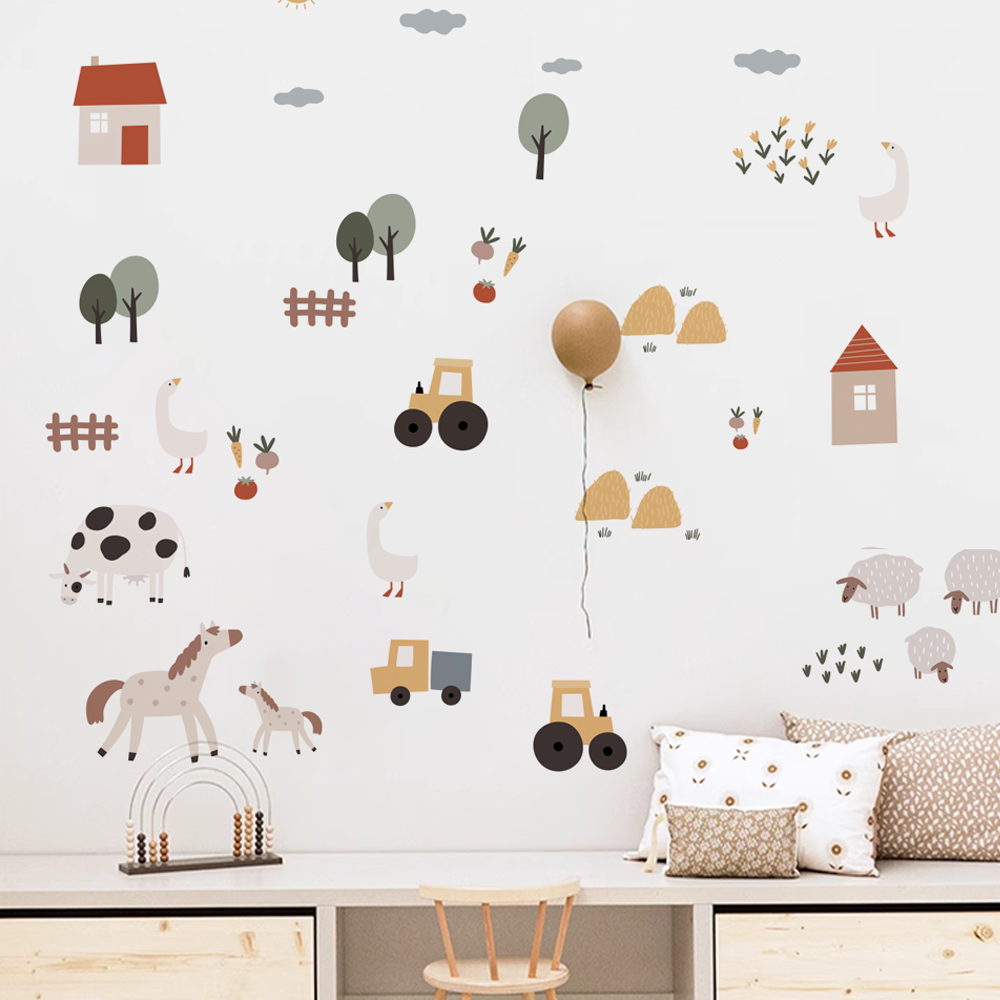 Boho Cartoon Cute coats Farm A - Baby Nursery Design recensione e prezzo