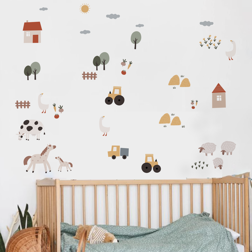 Boho Cartoon Cute coats Farm A - Baby Nursery Design recensione e prezzo