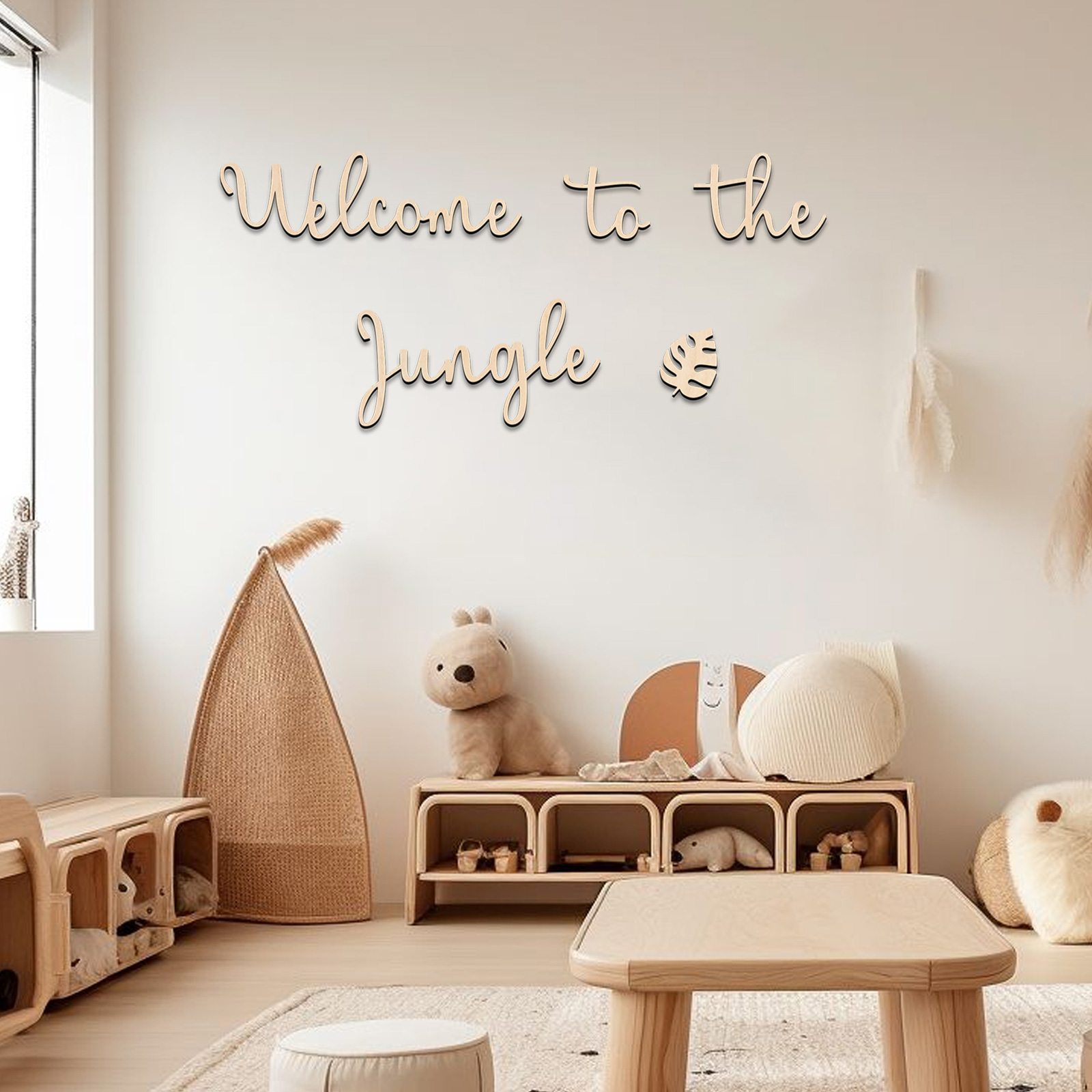 Cartello in legno di benvenuto - Baby Nursery Design recensione e prezzo