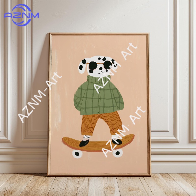 Poster Divertente con Animali  - Baby Nursery Design recensione e prezzo